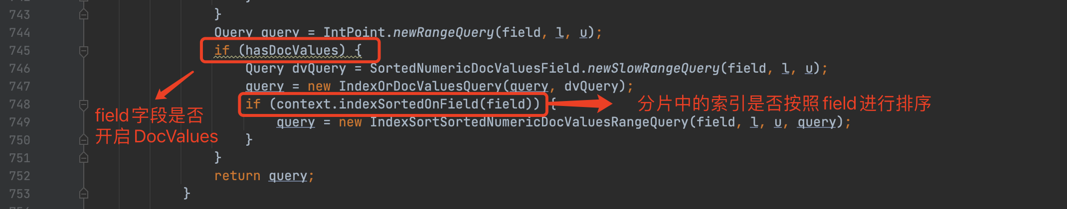 IndexSortSortedNumericDocValuesRangeQuery（一）